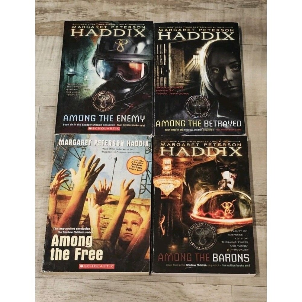 Margaret Peterson Haddix Shadow Children Book Lot 4 Paperback Among The Enemy